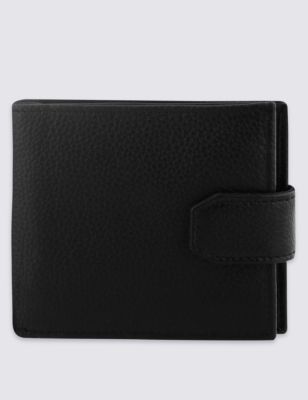 Leather Coin ID Tab Wallet with Cardsafe&trade;
